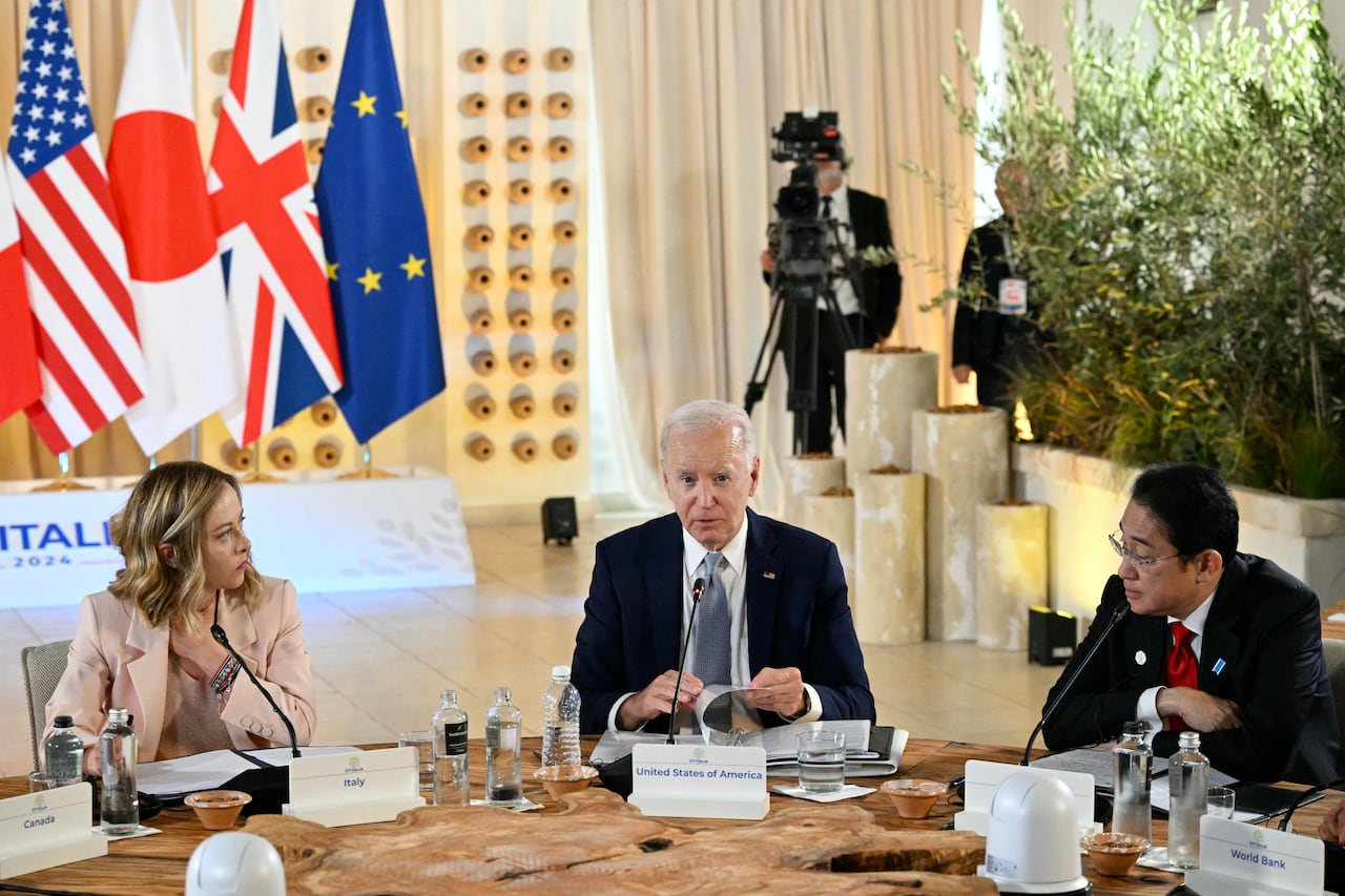 El presidente estadounidense, Joe Biden, asistió al evento de la Asociación para la Infraestructura y la Inversión Global durante la Cumbre del G7.