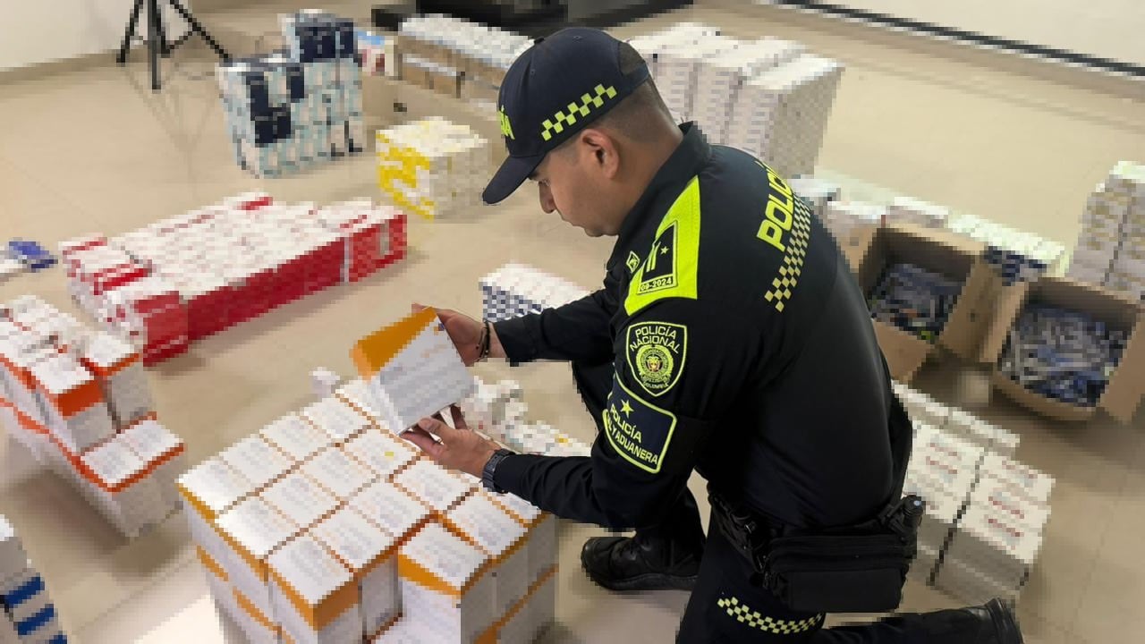 La mercancía incautada fue avaluada en aproximadamente $3500 millones.