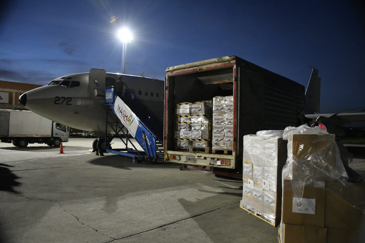En Cali fue recibida una nueva donación de ayuda humanitaria enviada por el Estado Israelí.