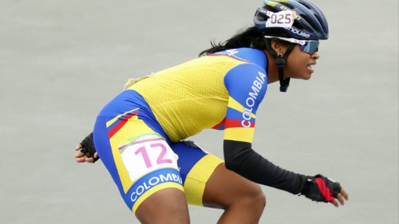 Geiny La patinadora Geiny Pájaro ganó el oro 22 de Colombia en los Juegos ...
