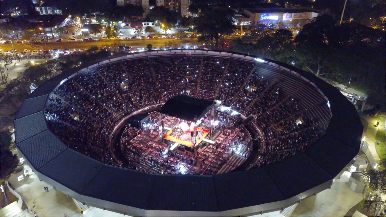 La Arena Cañaveralejo, construida en 1957 y uno de los lugares más emblemáticos de Cali.