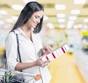 Supermercado, compras, imagen de referencia.