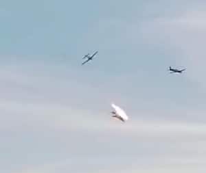 Tras el accidente aéreo un coronel de la Fuerza Aérea murió