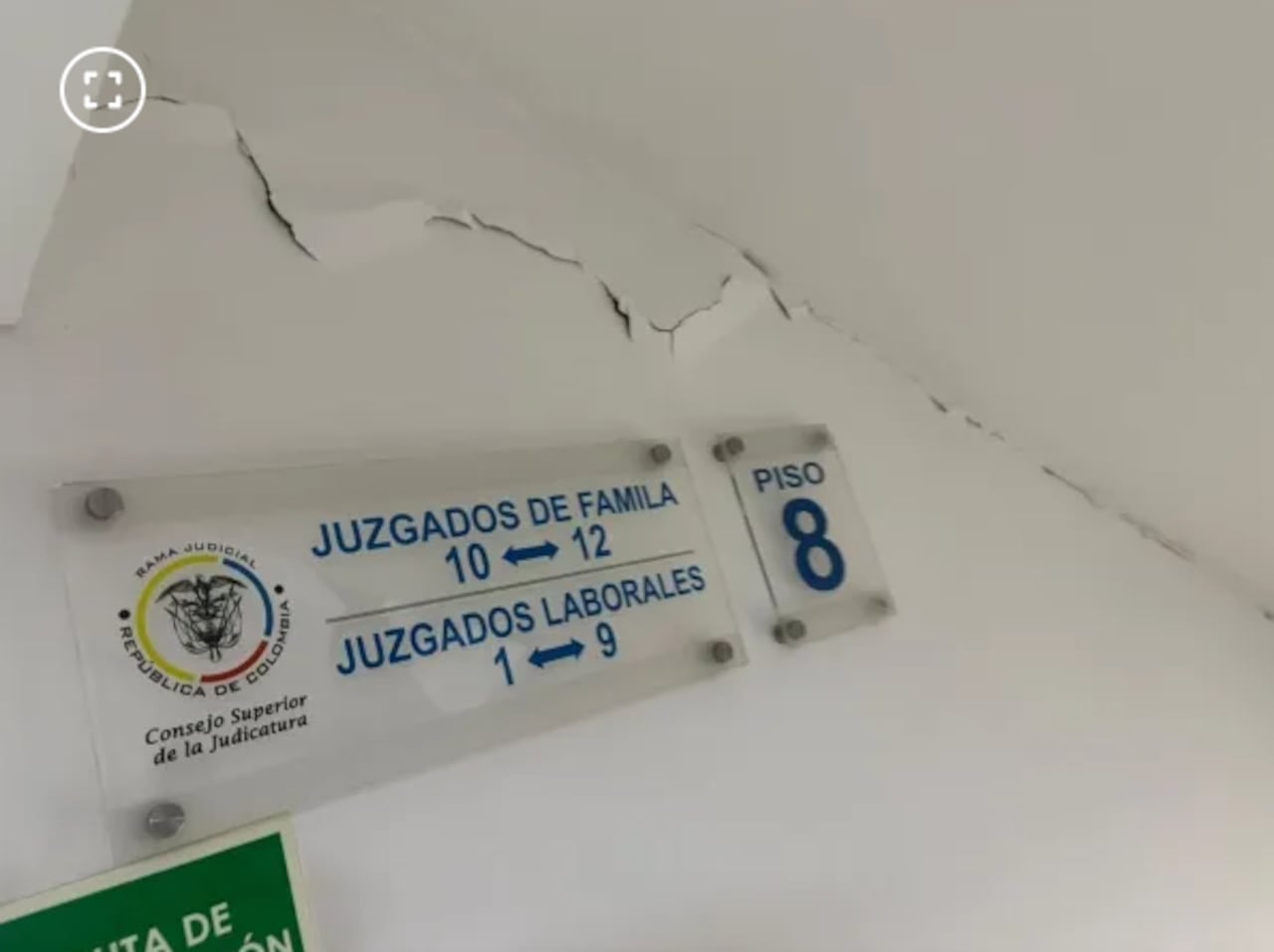 Sedes de Medicina Legal y Palacio de Justicia en Cali en grave estado tras terremoto del pasado 10 de agosto.