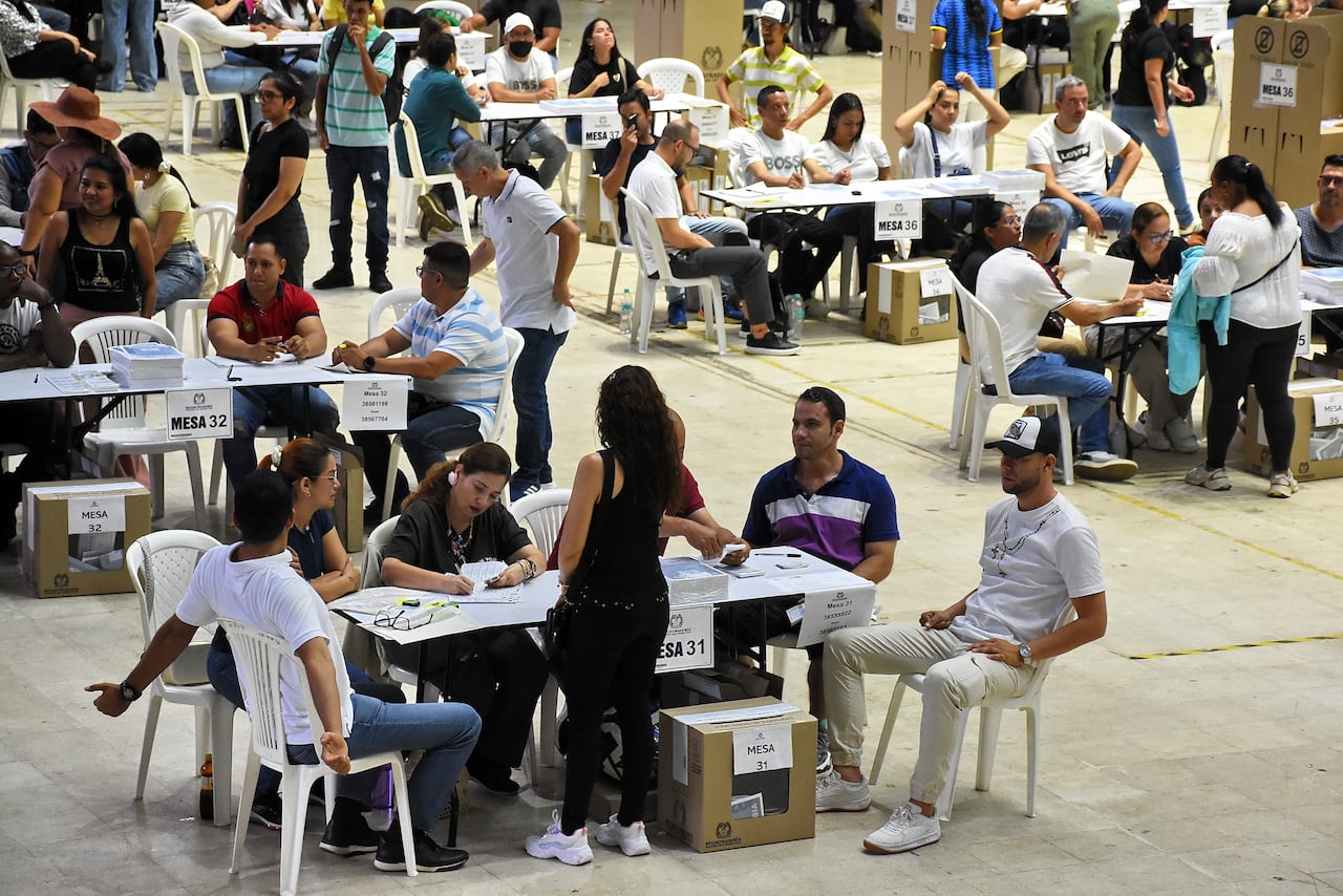 Elecciones Presidenciales 2026, Puesto de votación Coliseo del Pueblo.