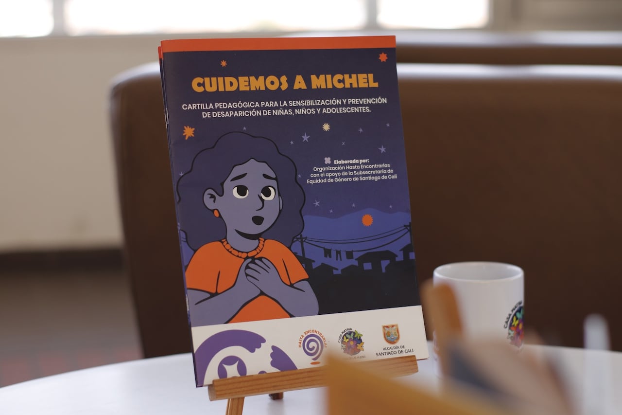 Cartilla Cuidemos a Michel, manual de prevención para niños elaborado por Hasta Encontrarlas.
