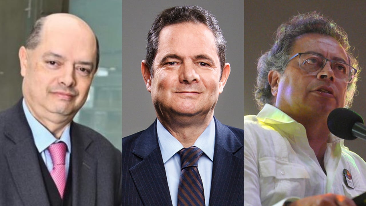 Germán Vargas, Enrique Vargas y Gustavo Petro.