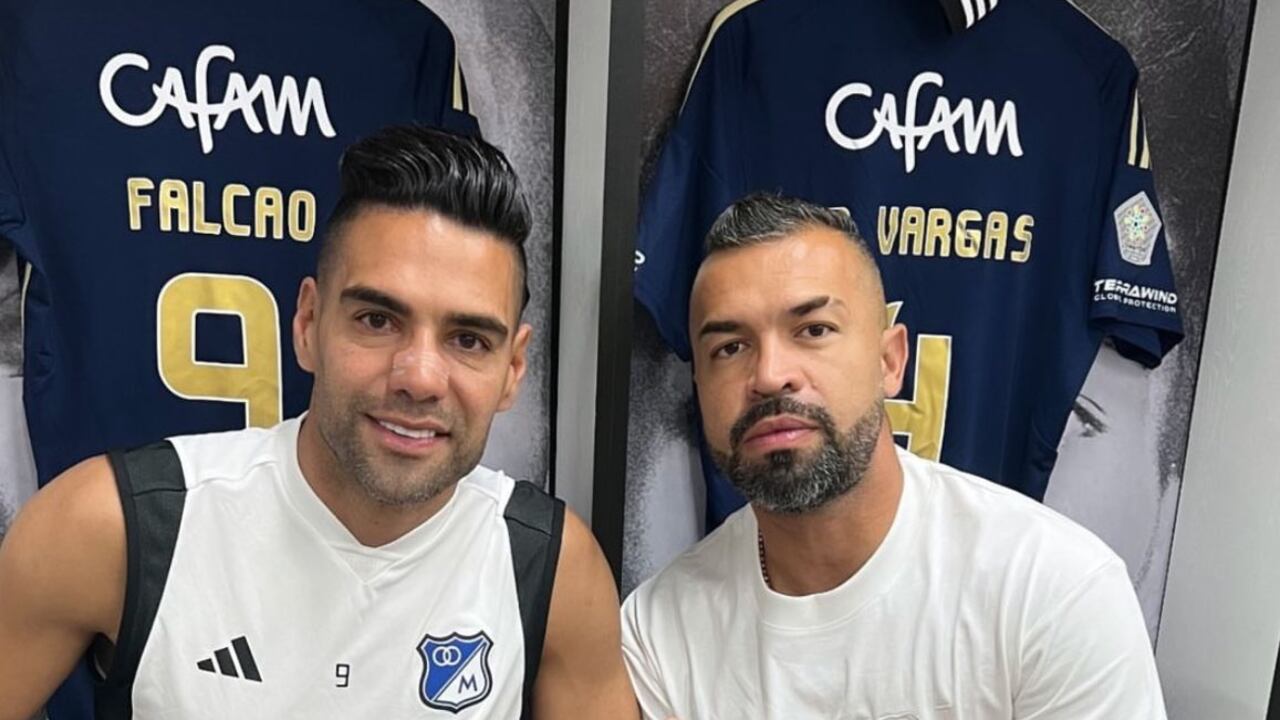 Andrés Cadavid estuvo presente en el partido de Millonarios ante Patriotas