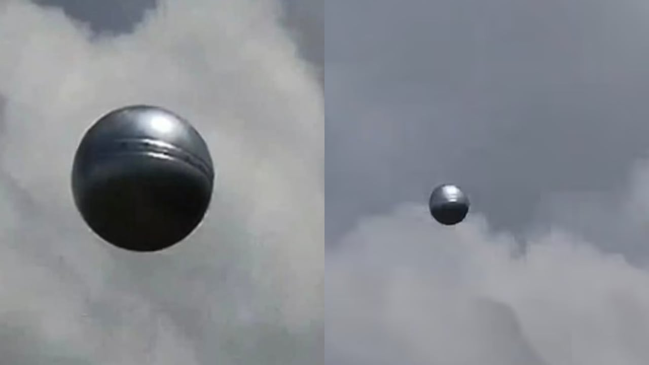 Esfera misteriosa volando en Yumbo