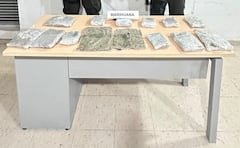 Fueron incautados más de 14 paquetes de marihuana en hechos registrados en el barrio Pubenza de este municipio.
