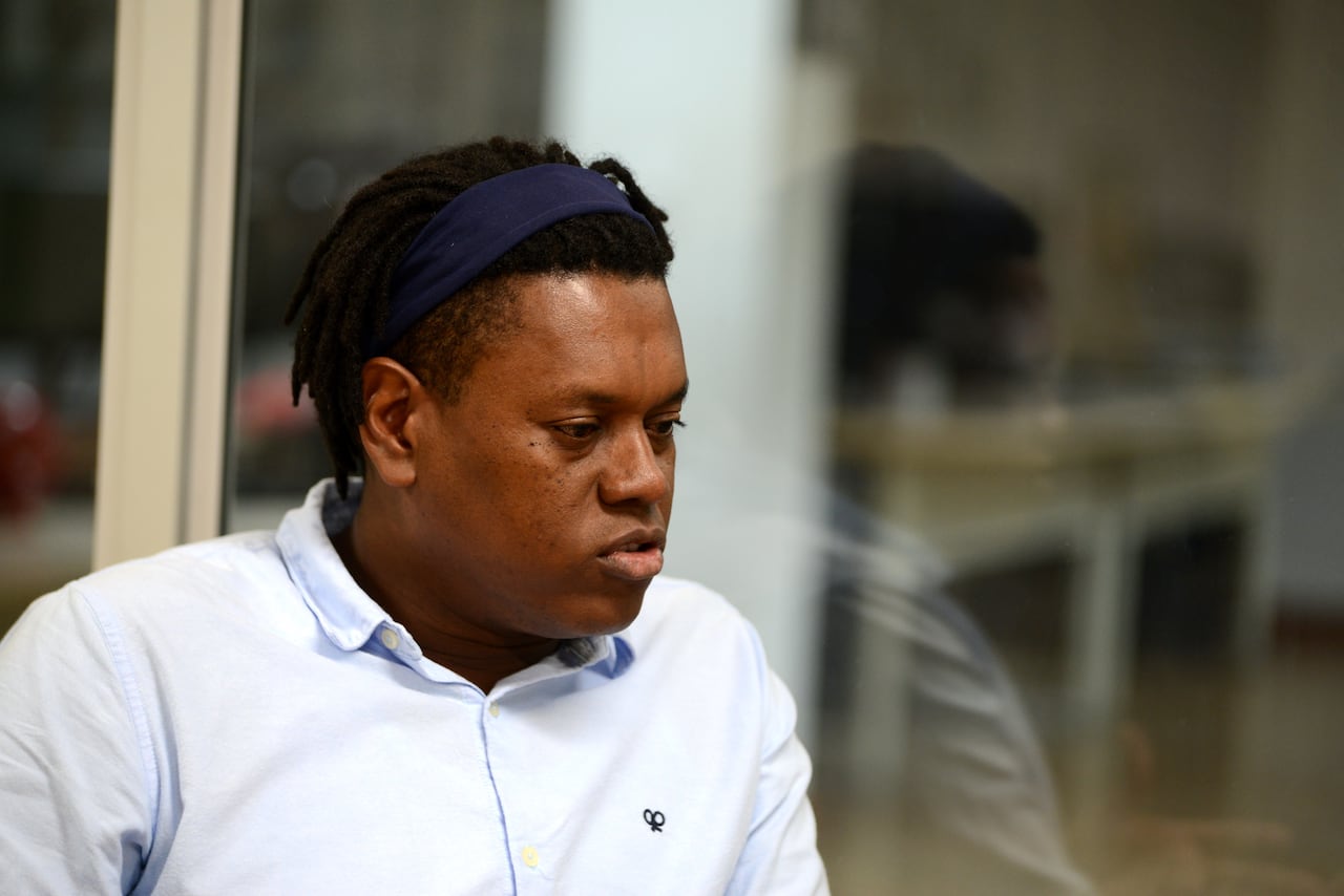 Política: Entrevista al candidato a la alcaldía de Cali. Javier Garcés. Agosto 31-23. Foto José L Guzmán. El País,