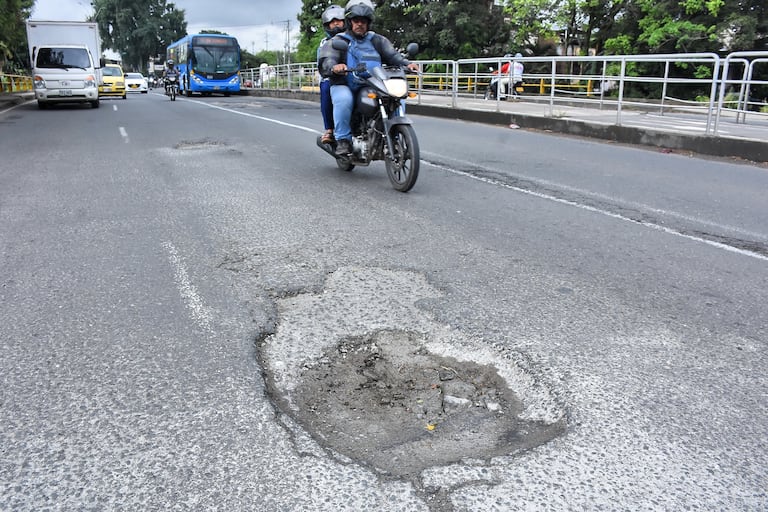 El País Denuncia, Hueco en la Simón Bolívar al frente de la Escombrera