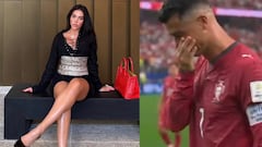 Cristiano Ronaldo recibió el apoyo de Georgina Rodríguez tras despedirse del Mundial