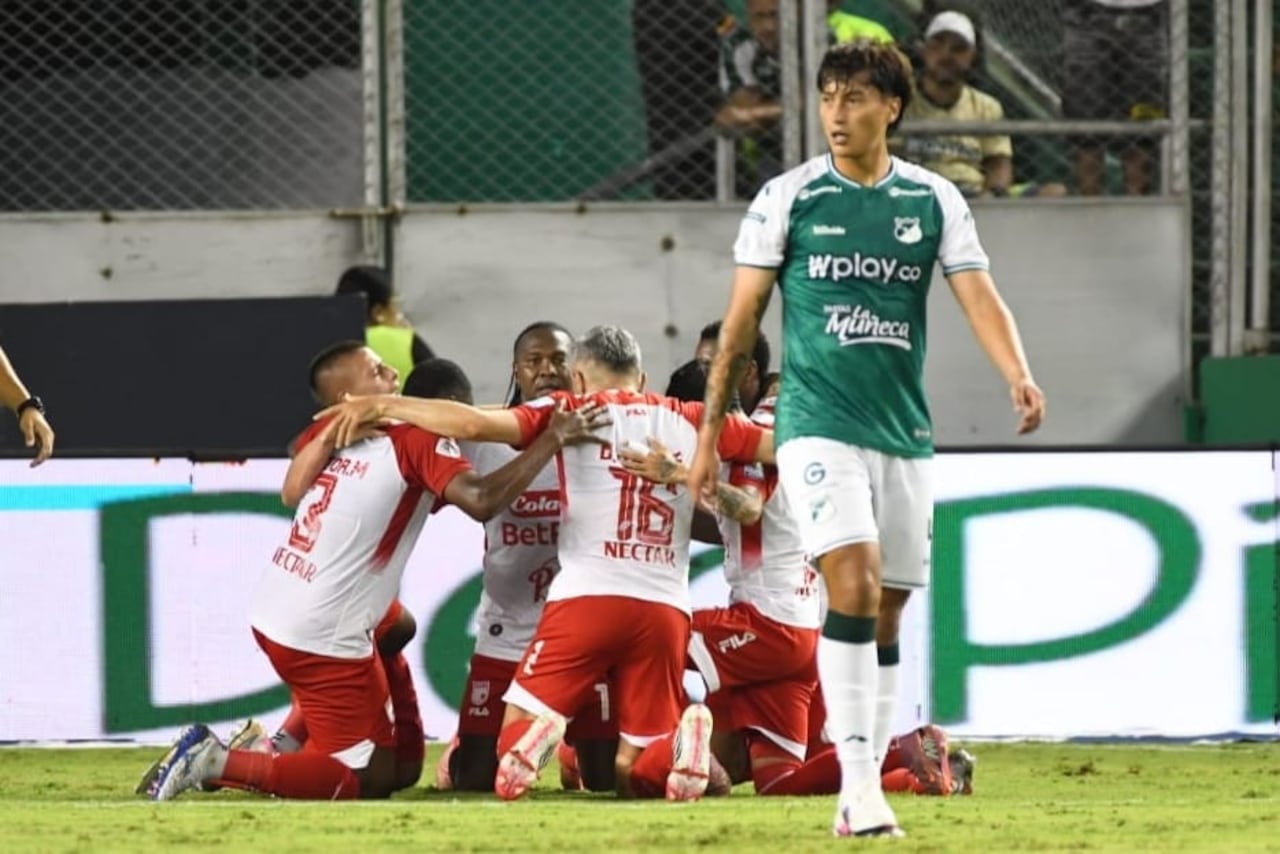 Imagen del partido entre Deportivo Cali y Independiente Santa Fe por la fecha 12 del primer semestre de la Liga Colombiana 2026.