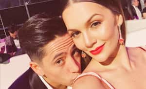 Lina Tejeiro y Andy Rivera.