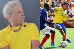 El Pibe contra la Selección Colombia