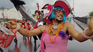 Las más bellas postales del Carnaval de Cali Viejo en Cali este 28 de diciembre de 2024.