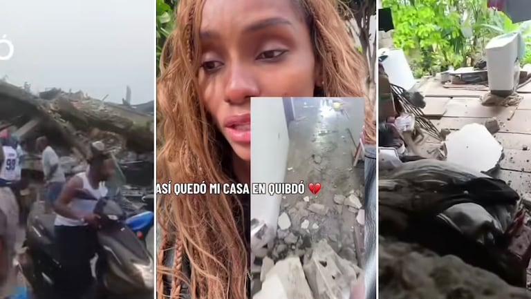Exreina perdió su casa en medio del terremoto