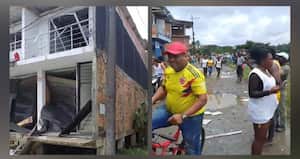 Más de 200 viviendas afectadas tras atentado terrorista con explosivos en Timbiquí, Cauca.