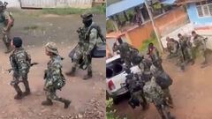 Los presuntos disidentes de las Farc que serían los responsables de los atentados en Mondomo, Cauca.