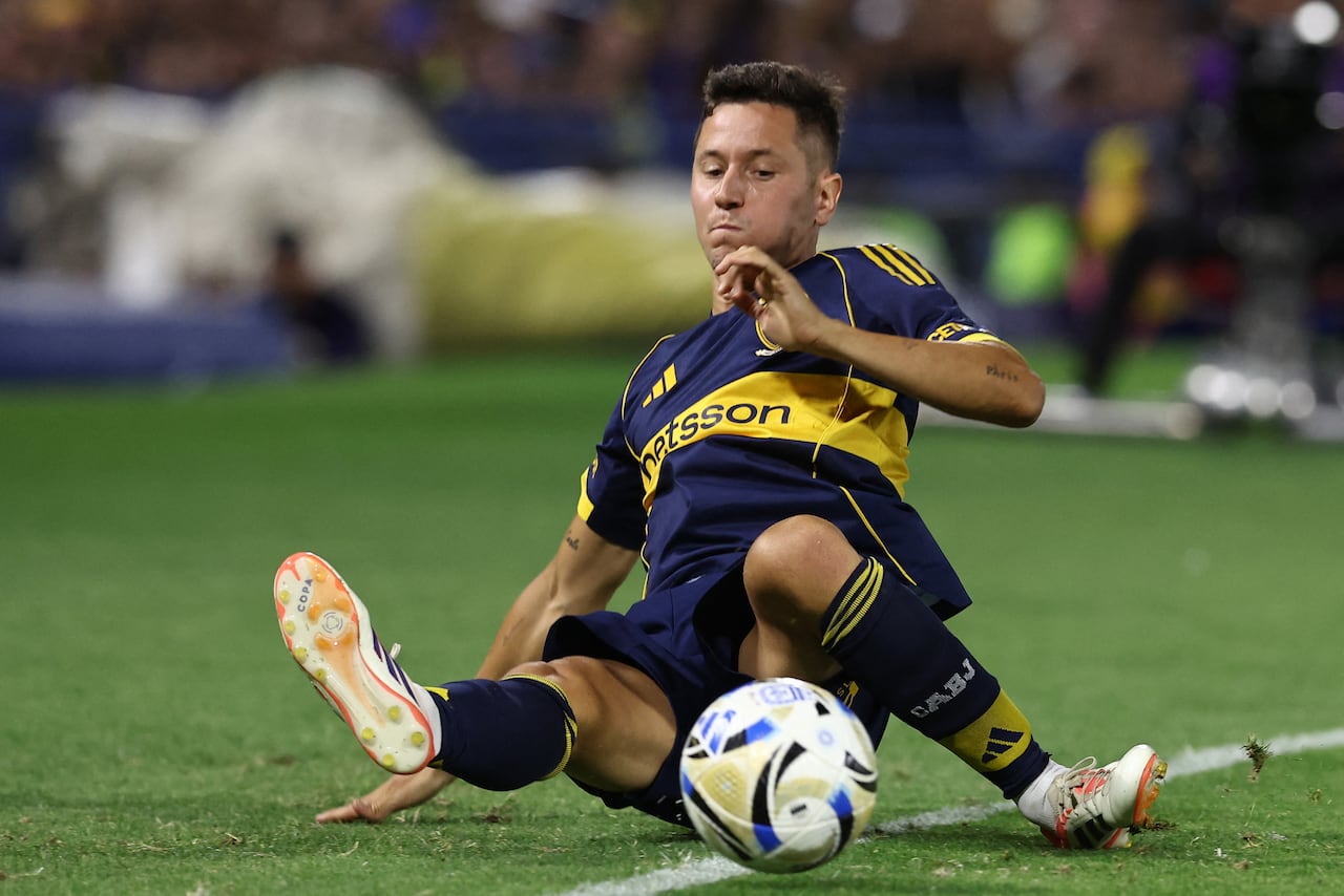 Ander Herrera con Boca Juniors.