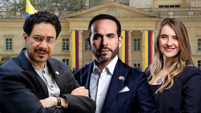 Iván Cepeda, Abelardo de la Espriella y Paloma Valencia