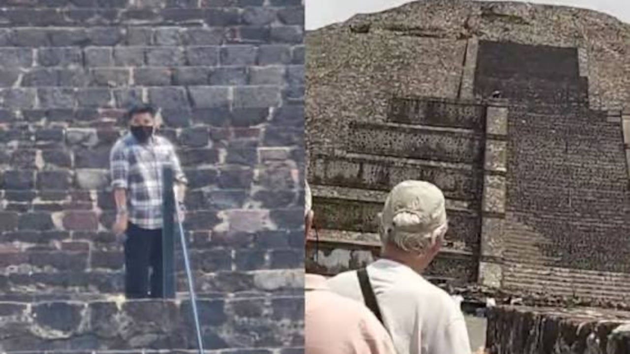 Momentos de pánico vivieron los turistas que visitaban las pirámides