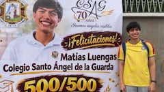 Matías Luengas, el cucuteño que obtuvo 500/500 en las pruebas Saber 11