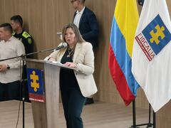 Luz Adriana Camargo Garzón, Fiscal General de la Nación en la inauguración del Búnker de la Fiscalía.