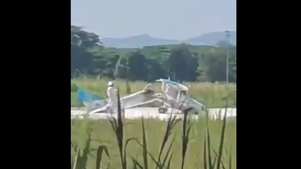 Avioneta se estrella en Cartago