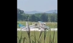 Avioneta se estrella en Cartago