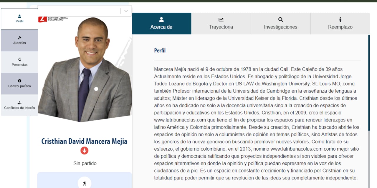 Con un enfoque en el desarrollo comunitario y el apoyo a los pequeños negocios, el abogado y politólogo caleño.