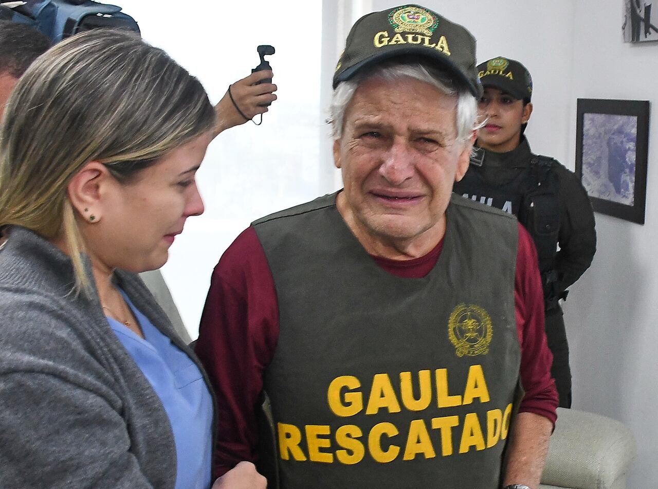 Don Israel García pudo reunirse nuevamente con sus seres queridos.