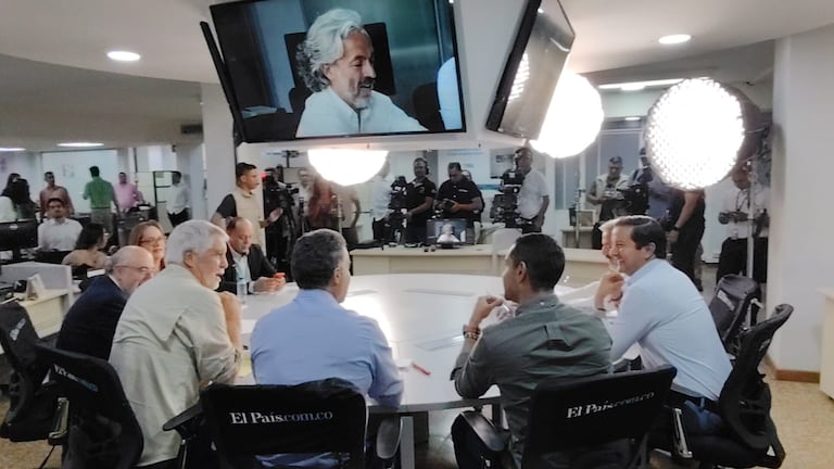 Mesa de debate del conversatorio El Suroccidente Elige.