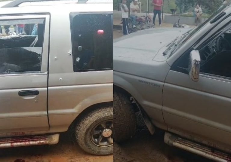 Este lunes 26 de enero, los campesinos de El Plateado, Argelia, se movilizan en este poblado para exigir una respuesta de la fuerza pública sobre lo sucedido.