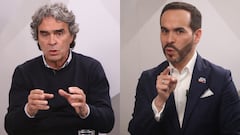 De izquierda a derecha: Sergio Fajardo y Abelardo de la Espriella.