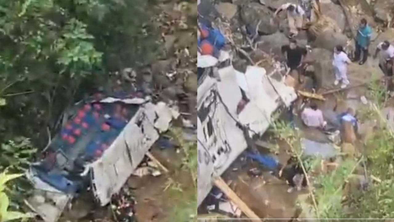 El accidente ocurrió este 14 de diciembre, es horas de la madrugada.