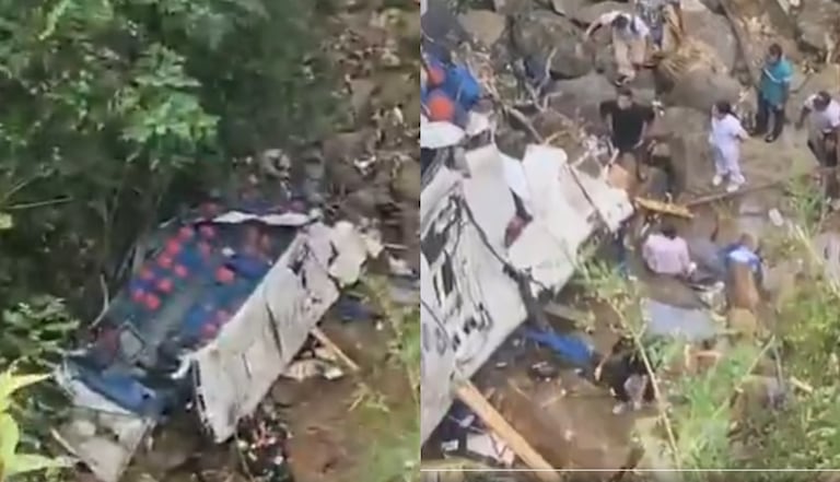 El accidente ocurrió este 14 de diciembre, es horas de la madrugada.