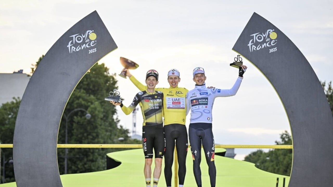 Podio Tour de Francia