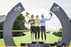 Podio Tour de Francia