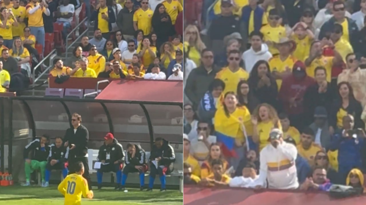 Así despidió el estadio a James Rodríguez tras haber jugado una hora ante Francia