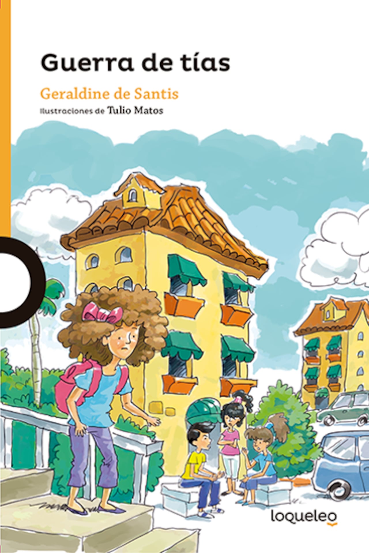 Guerra de Tías (2024): es una de las novelas infantiles más recientes y exitosas de la autora Géraldine de Santis, publicada bajo el sello Loqueleo de la Editorial Santillana e ilustrada por el artista Kenshy Santos. La obra destaca por su brillante uso de la comedia y la ironía para abordar realidades emocionales complejas en la infancia.
