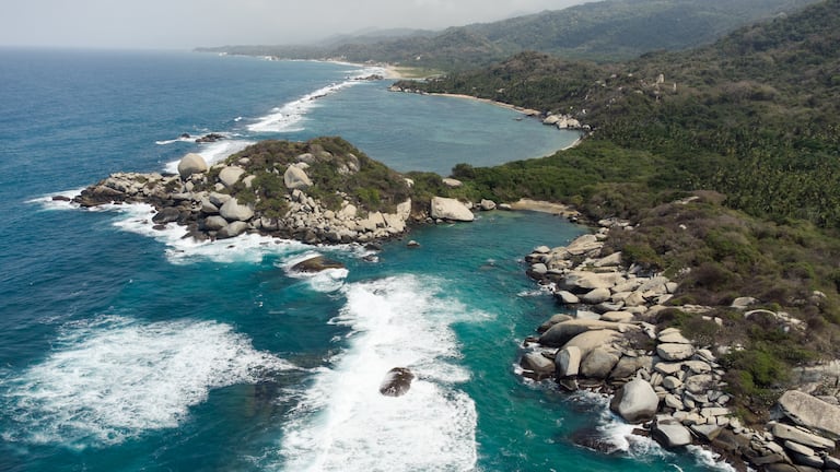 El Parque Tayrona, ubicado en el departamento del Magdalena