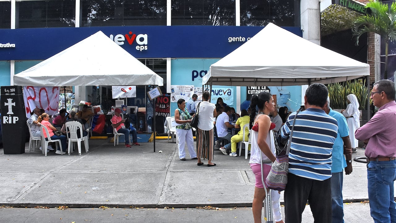 Protestas Usuarios Nueva EPS