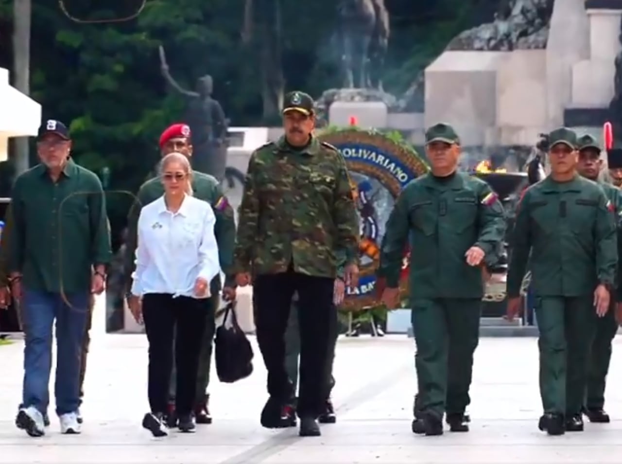 Cilia Flores y Nicolás Maduro