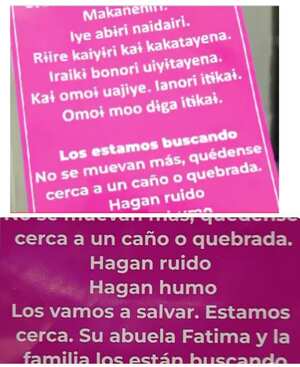 Más de 10 mil volantes se han lanzado a lo largo de la selva.