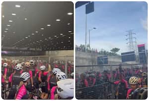 El fuera Petro se escuchó en el marco del Giro de Rigo.