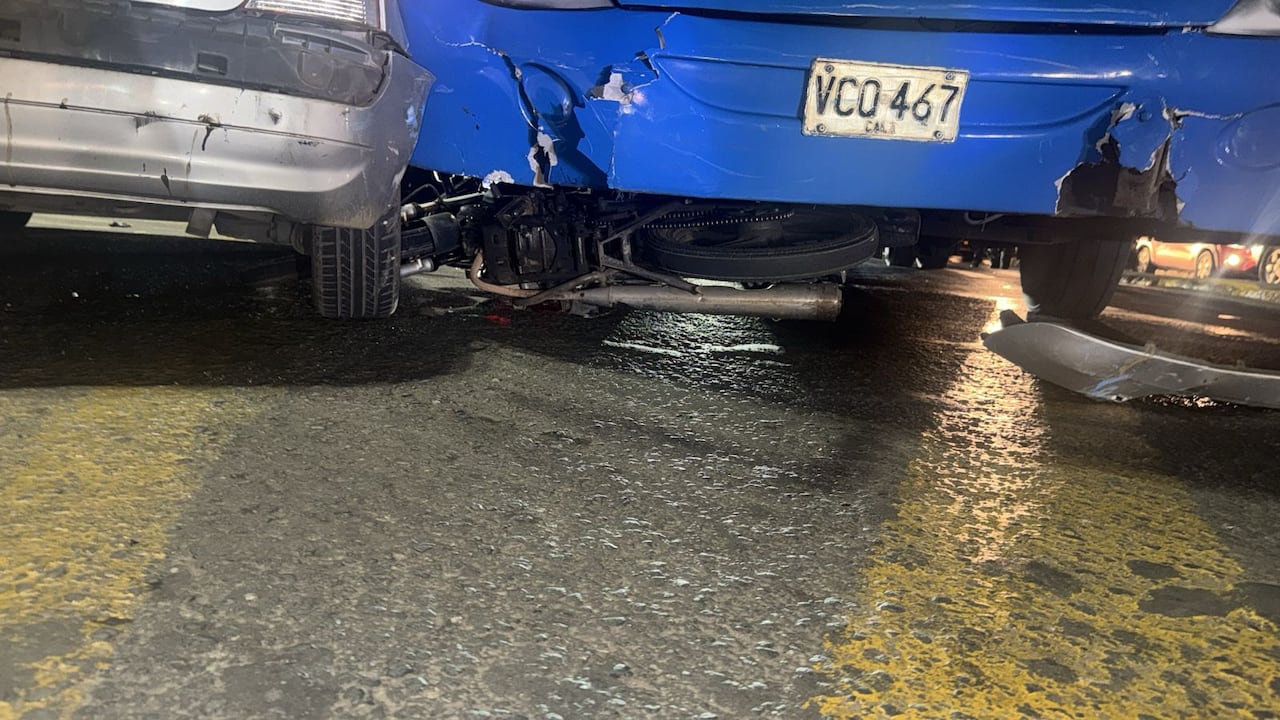 El accidente en la Comuna 8 fue bastante fuerte