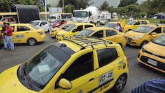 Operación tortuga y protestas de taxistas en el norte de Cali sector sameco