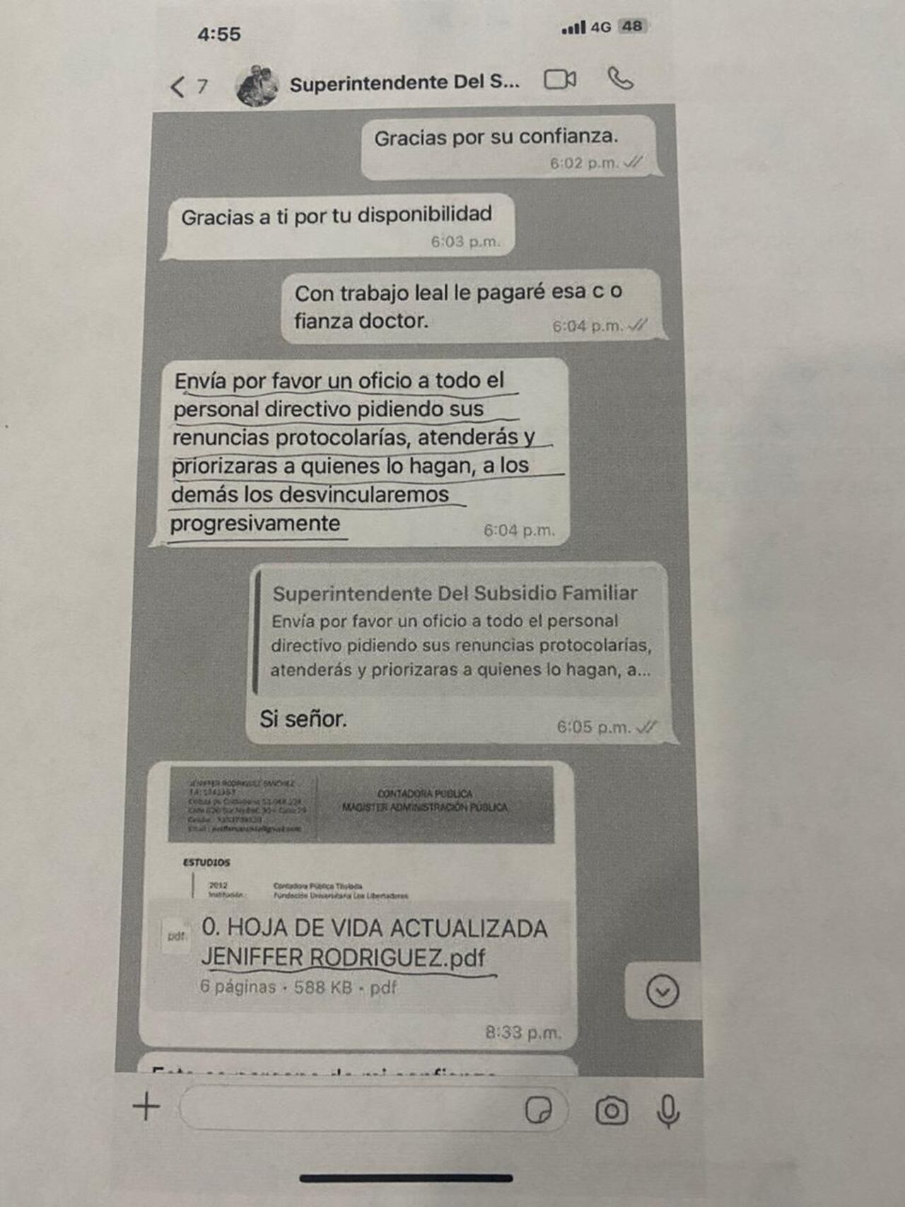 Chats superintendente